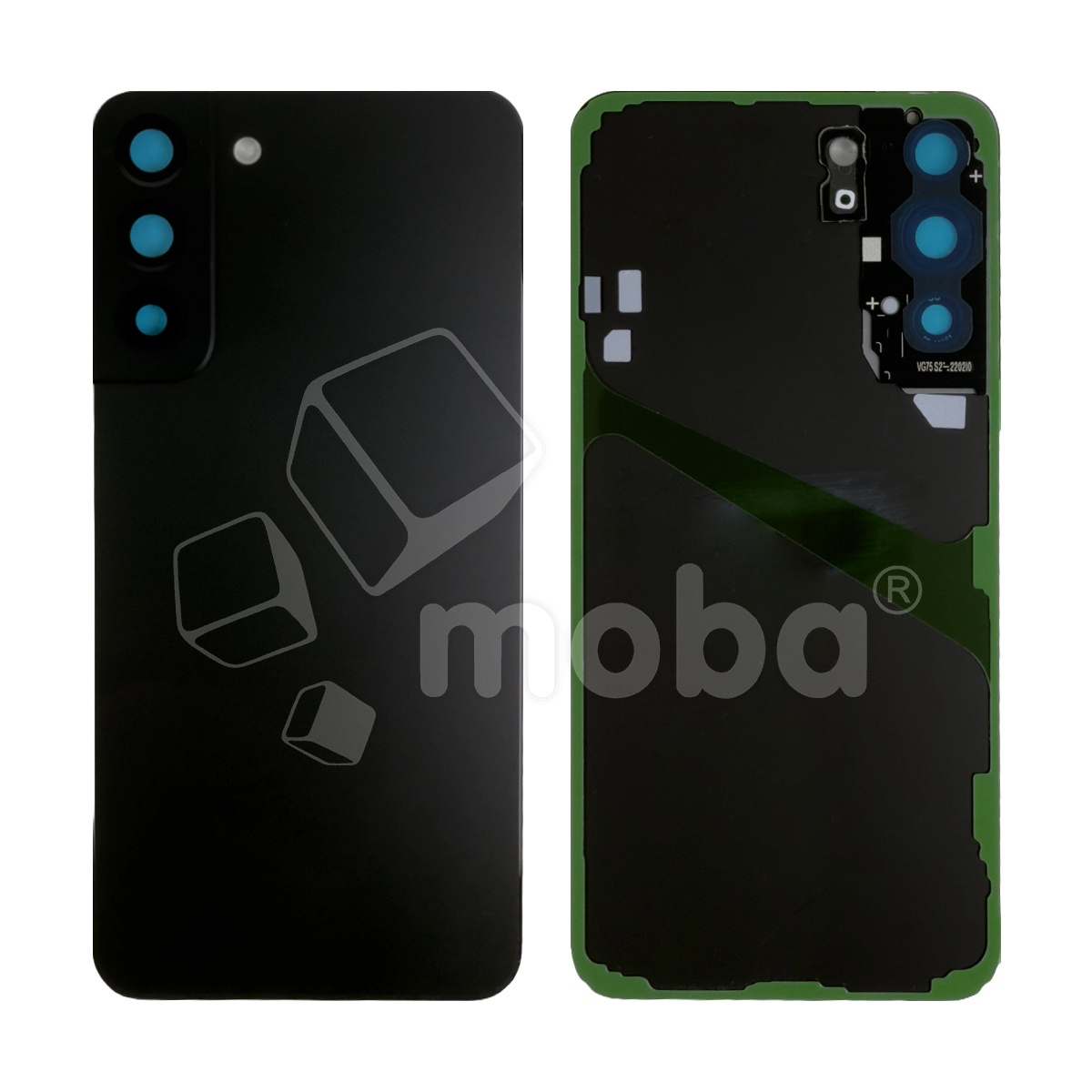 Задняя крышка для Samsung Galaxy S22+ (S906B) Черный - OR