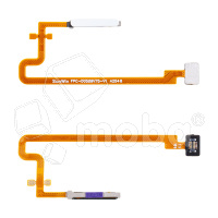 Шлейф для Tecno Spark 10 Pro (KI7) сканер отпечатка пальцев Белый