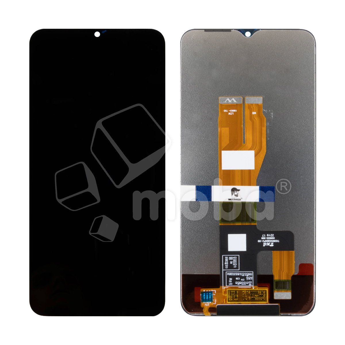 Дисплей для Realme C30/Narzo 50i Prime (RMX3581/RMX3623/RMX3506) в сборе с тачскрином Черный Mecanico - AMP