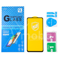 Защитное стекло "Премиум" для Huawei Y6 2019/Y6s/Honor 8A/8A Pro Черный