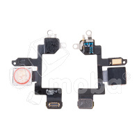 Шлейф для iPhone 12 mini (A2399) на вспышку/микрофон - Премиум