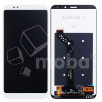 Дисплей для Xiaomi Redmi 5 Plus (MEG7) в сборе с тачскрином Белый - Оптима