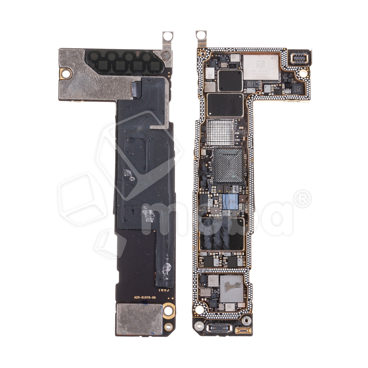 Материнская плата для iPhone 12 Pro (A2407) Sim+E-Sim без микросхем (Нижняя часть)