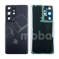 Задняя крышка для Samsung Galaxy S21 Ultra (G998B) Черный - Премиум