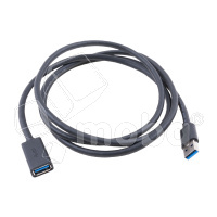 Кабель удлинительный USB 3.0 (M) - USB 3.0 (F) (1,5 м) Черный