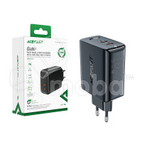 Сетевое зарядное устройство Type-C Acefast A29 (50W, PD, 2 порта, GaN) Черный