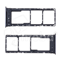 Держатель SIM для Tecno Spark 20 Pro (KJ6) Черный