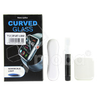 Защитное стекло "UV комплект" для Apple Watch 4/5/6/SE 2022/SE 2023/SE 2024/SE 2025 (40 мм) (клей, лампа)