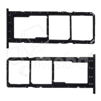 Держатель SIM для Samsung Galaxy A03 (A035F) Черный