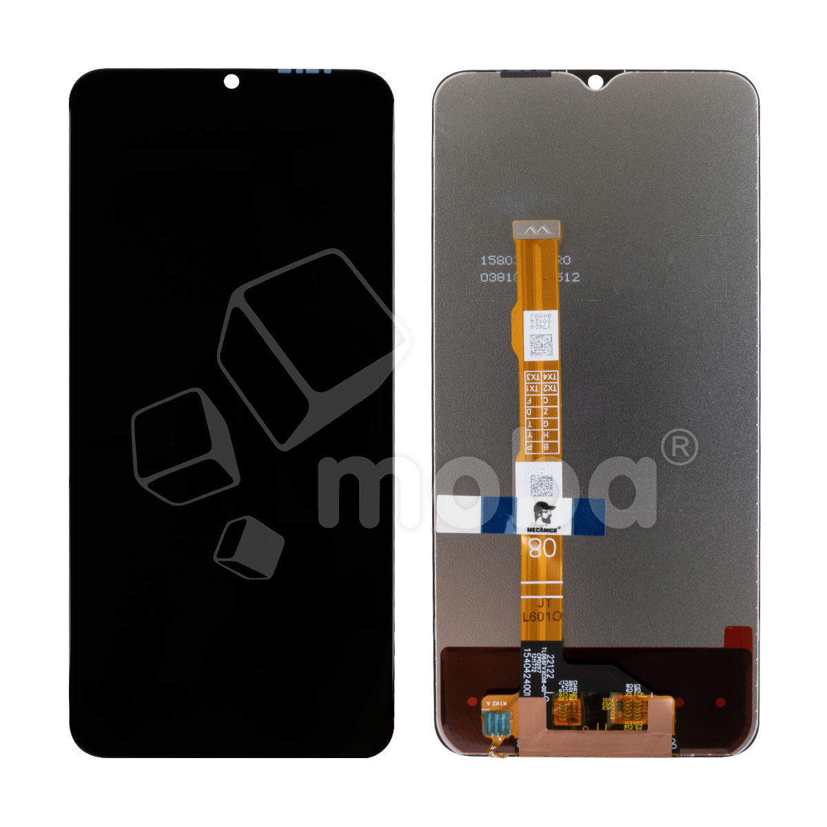 Дисплей для Vivo Y31 2021 (V2036) в сборе с тачскрином Черный Mecanico - AMP