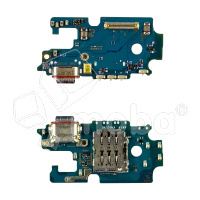 Шлейф для Samsung Galaxy S25 FE (S731B) плата системный разъем/разъем SIM/микрофон - Премиум