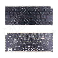 Клавиатура для ноутбука MacBook Air 13" A1932 (2018-2019, прямой Enter RU) Черный