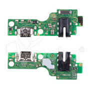 Шлейф для Tecno Spark Go 2 (KM4) плата на системный разъем/разъем гарнитуры/микрофон - Премиум