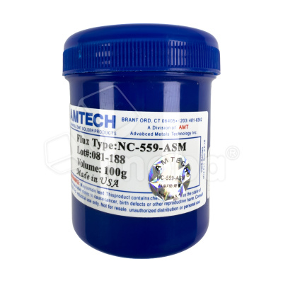 Флюс Amtech NC-559-ASM (100 г, среднеактивный, безотмывочный)