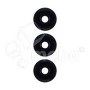 Стекло камеры для Tecno Spark 20 (KJ5) (комплект 3 шт.) Черный