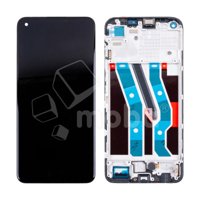 Дисплей для Realme 10 4G (RMX3630) модуль с рамкой Черный - OR