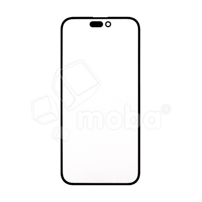 Стекло для переклейки iPhone 14 Pro Max (A2895) с OCA пленкой Черный - OR (Mitsubishi)