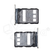 Держатель SIM для Huawei Nova Y72/Y72S/Y63 (MGA-LX3/GFY-LX1) Серебро