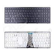 Клавиатура для ноутбука Lenovo IdeaPad Flex 15/G500S/G505A/G505G/G505S/S500/S510/S510p/Z510 (с рамкой) Черный