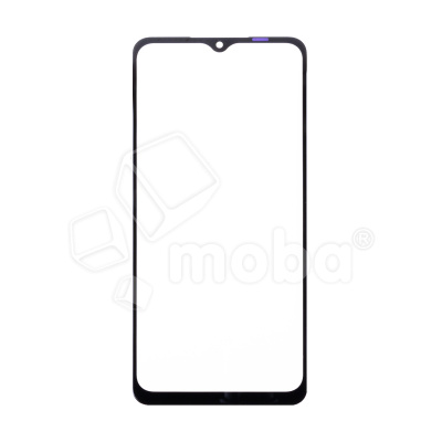 Стекло для переклейки Samsung Galaxy M12 (M127F) с OCA пленкой Черный - OR (Mitsubishi)