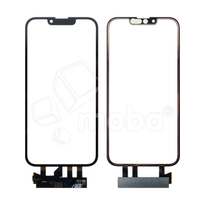 Стекло для переклейки iPhone 13 Pro (A2640) с OCA пленкой + тачскрин + рамка Черный - OR (Mitsubishi)