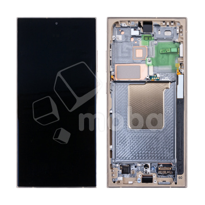 Дисплей для Samsung Galaxy S24 Ultra (S928B) модуль с рамкой Серый - OR (SP)