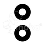 Стекло камеры для Samsung Galaxy S25 Edge (S937B) (комплект 2 шт.) Черный