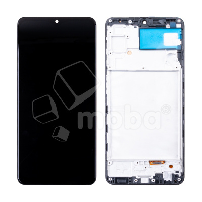 Дисплей для Samsung Galaxy A22 4G (A225F) модуль с рамкой Черный - (OLED)