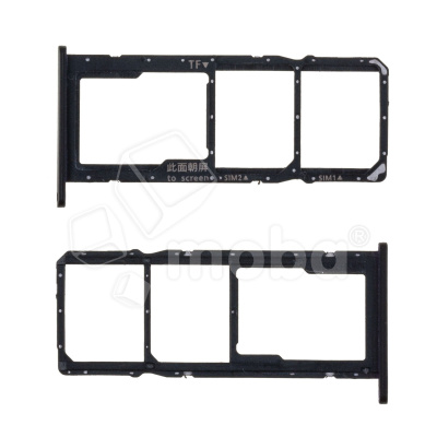 Держатель SIM для Huawei Honor 9C (AKA-L29) Черный