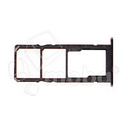 Держатель SIM для Huawei Honor 10X Lite/P Smart 2021 (DNN-LX9 PPA-LX1) Черный