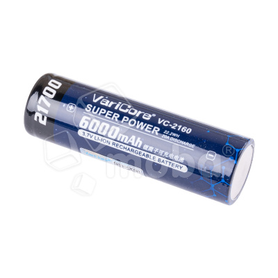 Аккумулятор 21700 VariCore 3.7V 6000 mAh 20A Высокотоковый