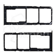 Держатель SIM для Realme C25s/C25 (RMX3191/RMX3195) Черный