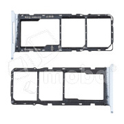 Держатель SIM для Tecno Spark 20C (BG7n) Серебро