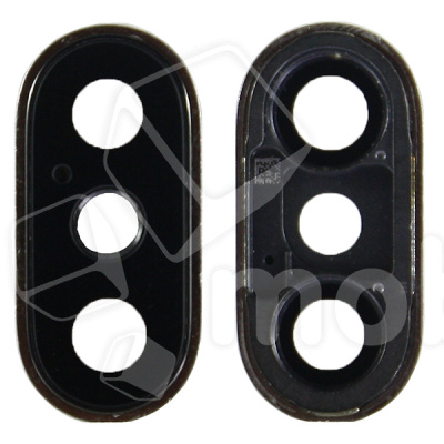 Стекло камеры для iPhone X Серебро