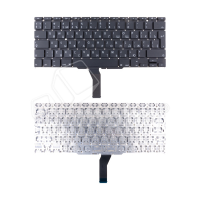 Клавиатура для ноутбука MacBook Air 11" A1370/A1465 (2011-2015, Г-образный Enter RU) Черный