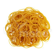 Резинки канцелярские (60 мм, 250 г, желтый)