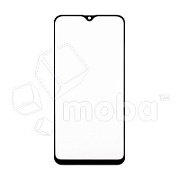Стекло для переклейки Samsung Galaxy A20 (A205F) в сборе с OCA пленкой Черный - OR (Mitsubishi)