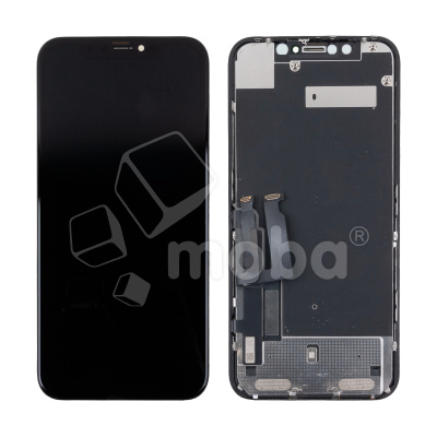 Дисплей для iPhone Xr (A2105) в сборе с тачскрином Черный - OR (Заменено стекло и тач)