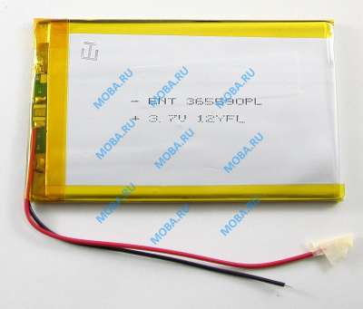 АКБ универсальная 365590p 3,7v Li-Pol 2000 mAh (3.6*55*90 mm)