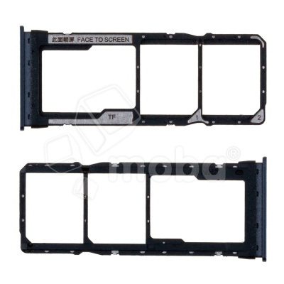 Держатель SIM для Xiaomi Redmi Note 9 (M2003J15SC/M2003J15SG) Черный