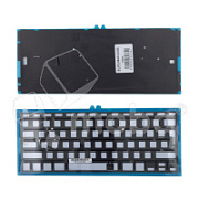 Подсветка клавиатуры для ноутбука MacBook Air 13" A1369/A1466 (2011-2017, Г-образный Enter RU) Черный
