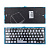 Подсветка клавиатуры для ноутбука MacBook Air 13" A1369/A1466 (2011-2017, Г-образный Enter RU) Черный