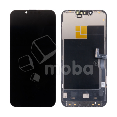 Дисплей для iPhone 13 Pro (A2640) в сборе с тачскрином Черный - JCID (Soft OLED, Full HD, 120 Гц) (с верификацией = с привязкой без ошибки)