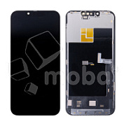 Дисплей для iPhone 13 Pro (A2640) в сборе с тачскрином Черный - (Hard OLED, Full HD) (площадка под IC)