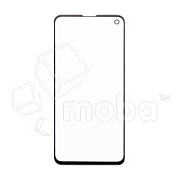 Стекло для переклейки Samsung Galaxy S10e (G970F) в сборе с OCA пленкой Черный - OR (Mitsubishi)