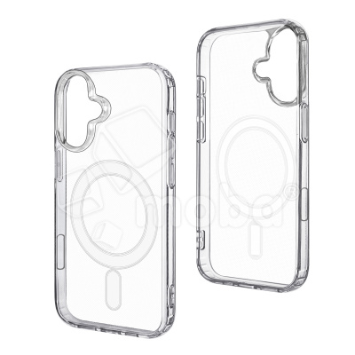 Чехол-накладка для iPhone 16 Plus (Magsafe, прозрачный)