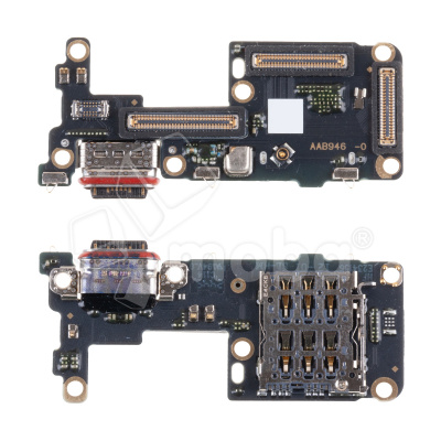 Шлейф для Realme GT 7 (RMX5061) плата системный разъем/разъем SIM/микрофон - Премиум