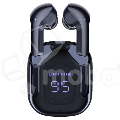 Беспроводные наушники Bluetooth Acefast T6 (TWS, вакуумные, с дисплеем, ENC шумоподавление) Черный