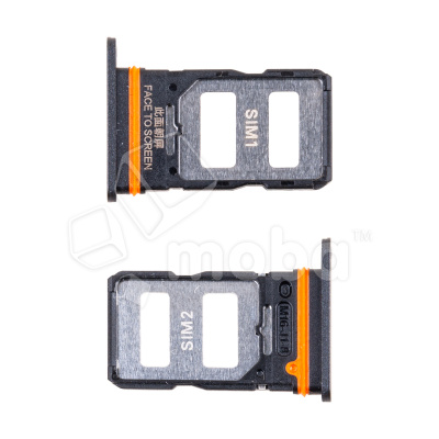 Держатель SIM для Xiaomi Redmi Note 12 Pro+ (221013164UG) Черный