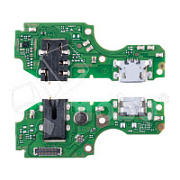 Шлейф для Tecno POP 6 Pro (BE8) плата на системный разъем/разъем гарнитуры/микрофон